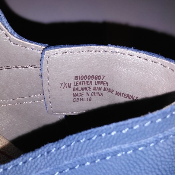 Bionica Sandals Womens Size 7.5‎ M Blue Strappy Open Toe Leather Upper Preowned - Picture 13 of 14